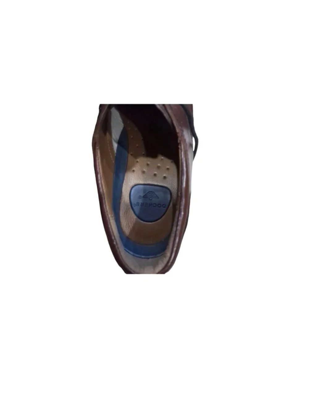Dockers Men's 9M Brown Leather Dress Shoes Lace Up Loafers